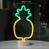16 cm Kullanıma Uygun Ananas Neon LED Lamba