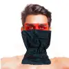 Maske Baf Bandana Çoklu Kafatası Mavi Siyah