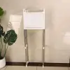 Paslanmaz çelik Plastik Banyo Düzenleyici Raf Dolabı