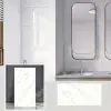 Kullanıma Uygun Beyaz Mermer Desenli Alüminyum Plastik Duvar Stickerı