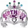 Kullanıma Uygun Birthday Princess Yazılı Çocuk Parti Tacı
