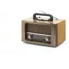Hoparlör Bluetooth Nostaljik Fm Kumandalı 31 X 17.7 X 19.9 Cm NS6670BT