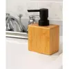 100 ml Kullanıma Uygun Büyük Ahşap Sıvı Sabunluk