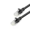 20 M Ölçülü CAT6 Ethernet Patch Kablosu 1 Mhz Siyah