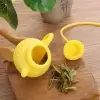 13.5 cm siyah Kullanıma Uygun Çaydanlık Tasarımlı Çay Demleme Süzgeci