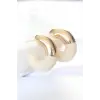 Küpe CCB Krem Gold Çift Renk