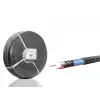 50 Mm Ölçülü Cctv Kablo Mini Coax Eco Cca Pe 2X0. Dış M Siyah 250