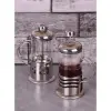 350 ml Ölçülü Çelik Kulplu Cam French Press