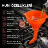 Plastik Çelik Süzgeçli Huni Spiralli ve Sabit Borulu 2.2 Litre Kapasite