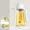 550 ml Cam Çift Fonksiyonlu Yağdanlık