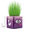 1 Adet Çim Adam Mini Küp Emoji Figürlü
