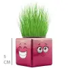 1 Adet Çim Adam Mini Küp Emoji Figürlü