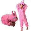 Kostüm seti Çocuk Tavşan Pembe Renk 4 5 Yaş