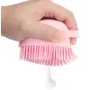 80ml Pembe Silikon Çok Amaçlı Hazneli Fırça Kese