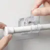 Cam Çok Amaçlı Kıskaçlı Yapışkanlı Kablo ve Mop Tutucu