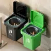 Plastik siyah Metal Çöp Kutusu Tasarımlı Duvar Küllüğü
