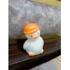 Turuncu Kullanıma Uygun Dekoratif Işıklı Kardan Adam Figürü
