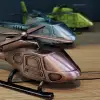 12.5 cm gold Kullanıma Uygun Dekoratif Metal Helikopter