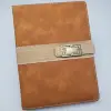 Defter Deri Kapaklı Çizgili Not i Taba
