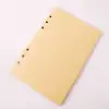 18.5 cm Defter Deri Yaprak Desenli Çizgisiz