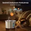 Kullanıma Uygun Evcil Hayvan Su Pınarı Paslanmaz Çelik 2.2 Litre Kapasite