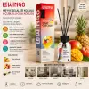 110 ml Ölçülü Fruit Cascade Bambu Çubuklu Oda Kokusu Cam Şişe