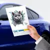 10 cm Cam Fulcar British Araç Stickerı