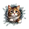 10 cm Cam Fulcar Stray Araç Stickerı