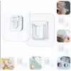 Kullanıma Uygun Geçmeli Klips Eşya Sabitleme Askısı 10lu Set
