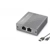 Gigabit Ethernet Switch 4 Port Type C Güç Girişli Gri