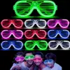 Parti Gözlüğü Glow Işıklı Panjur 12 Adet