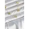 Kadın Kolye Gold Renk Yonca Model VIP Seri