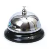 8 cm Kullanıma Uygun Gümüş Renk Metal Resepsiyon Zili