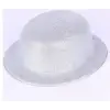 26 X 10 Cm Gümüş Renk Yuvarlak Simli Plastik Parti Şapkası
