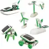 Kullanıma Uygun Güneş Enerjisiyle Çalışan Robot Oluşturma Seti Solar Kit (6 in 1)