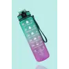 1000 ml 1 adet Kullanıma Uygun Günlük Motivasyon Su Matarası