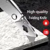 Paslanmaz çelik Katlanabilir Plastik Halı Maket Bıçağı