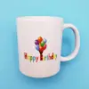 8 X 10 Cm Seramik Bardak Happy Birthday Kupa