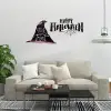 57 cm Cam Happy Halloween Temalı Duvar Stickerı