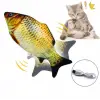 30 cm Kullanıma Uygun Hareketli Balık Kedi Oyuncağı Şarjlı