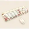 Mor Hello Bear Sütlü Çay Klavye Mouse Set