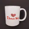 8 X 10 Cm Seramik Bardak I Love You Baskılı