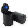 Siyah 1 adet Kullanıma Uygun Işıklı Oto Küllük
