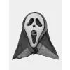 Kullanıma Uygun Kapşonlu Çığlık Maskesi Scream Maskesi 33x21 cm