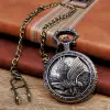 4.5 Cm Metal Kartal Tasarımlı Köstekli Saat
