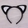15x17 cm siyah Kullanıma Uygun Kedi Kulak Taç Pofuduk