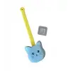 34 cm Kullanıma Uygun Kedi Tasarımlı Ergonomik Tuvalet Fırçası