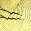 Cam Kendinden Yapışkanlı Aynalı Kare Gold Sticker 30x30 Cm