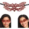 Maske Kırmızı Dantel Masquerade si 9 No