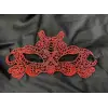 Maske Kırmızı Dantel Masquerade si Çift Taraflı 10 No